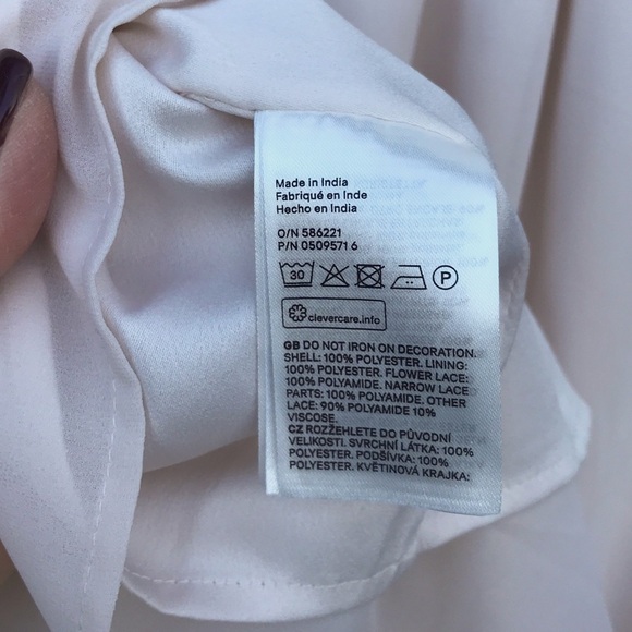 H&M Lacy Sheath Dress Size 8 - Picture 6 of 7